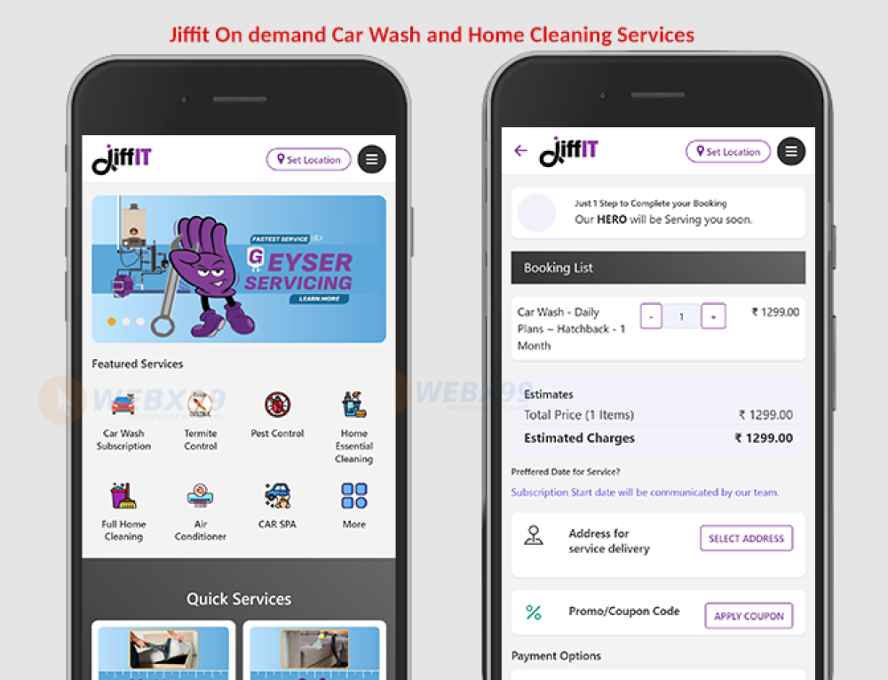 Jiffit Car Wash & Home Cleaning Service Provider