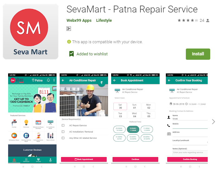 Sevamart Android App Developer