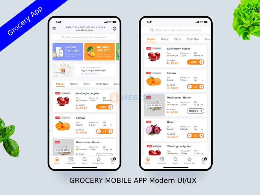 How much it Costs to build a Grocery Shopping Mobile App